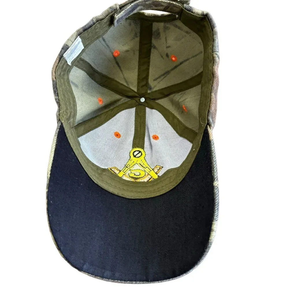 NWOT Masons Baseball Cap Hat Camo Embroidered Logo Unbranded - Picture 6 of 6